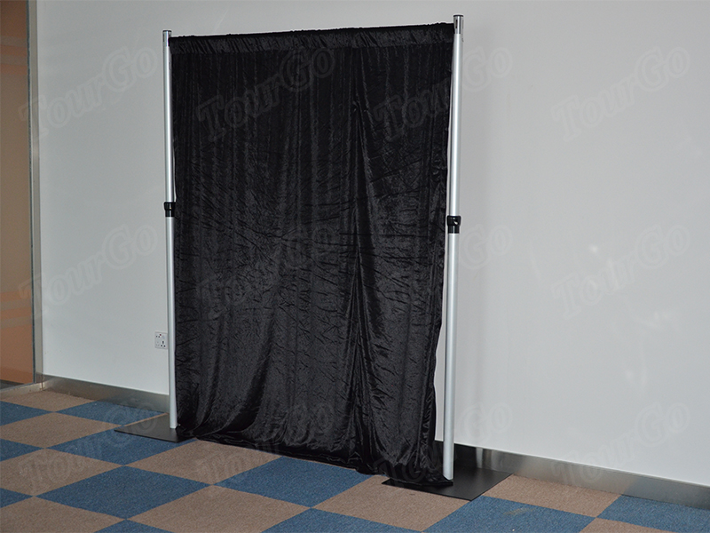 TourGo Truss display backdrop pipe and drape kits system for weeding