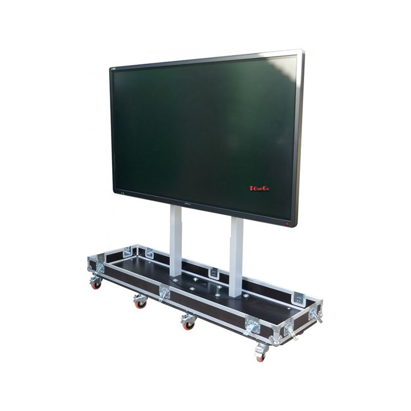 Custom Motorised/Electric 75″ LCD Plasma TV Flight Case With Pro Riser Lift