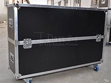 Plasma LCD Flight Case For Single 65inch TV