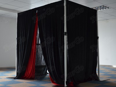 TourGo cheap drapes for wedding backdrop portable pipe and drape kit