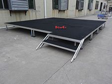 Tourgo Plywood Aluminum Portable Stage Platform Concert Stage For Sale