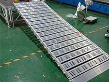 Aluminum Alloy Removable Handicap Wheelchair Loading Ramps Portable Carmotorcycle Ramp Stage Ramp
