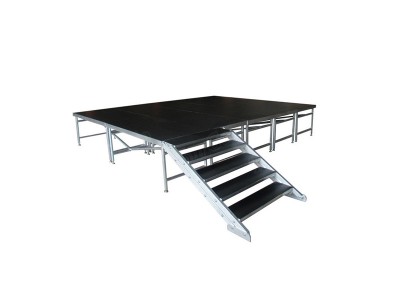 Tourgo Lightweight Portable Aluminum Stage Match Four Legs Stage For Sale