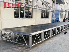 Easy Assemble 4FT*4FT Aluminum Scaffolding Stage for Concert Event