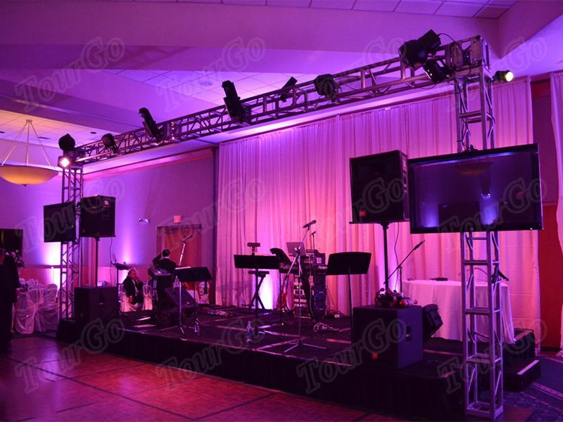 TourGo Exhibition Stage Roof Lighting Truss for concert