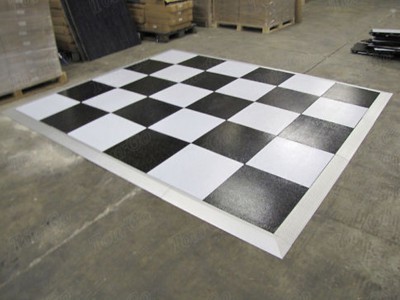 Tourgo 20 * 20 portable plastic checker dance floor for sale