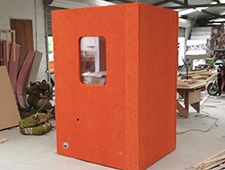 Economical 4′ x 4′ Single Personal Vocal Booth for Recording Studio