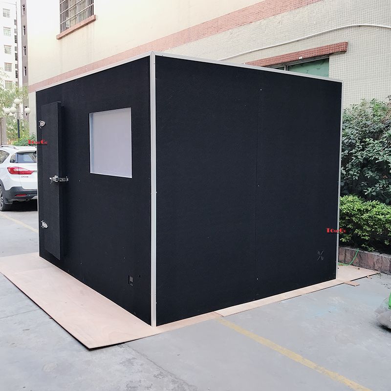 Big Black Recording Studio Booth Sound Isolation Music Booth TourGo Event Solution Co., Ltd