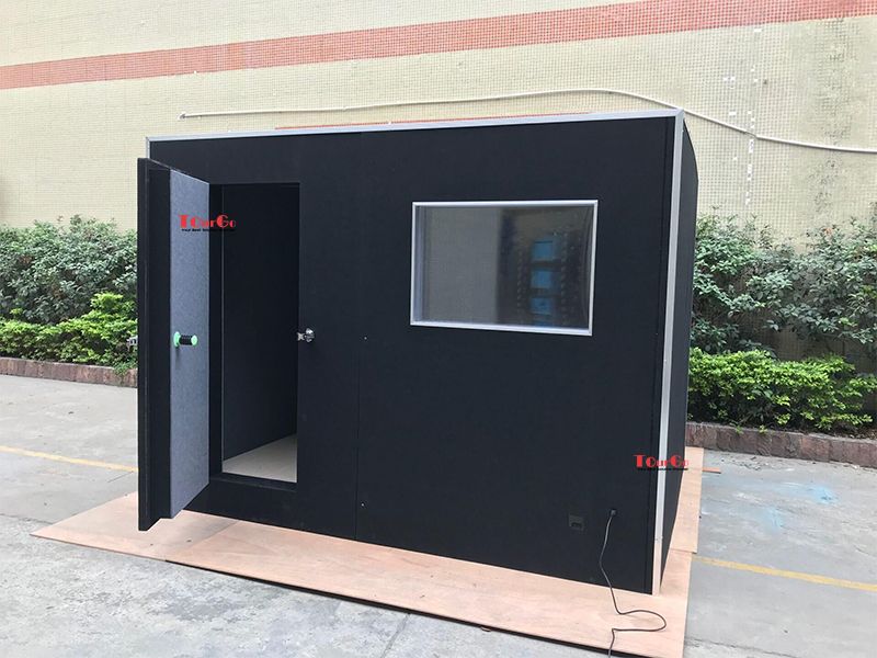 Big Black Recording Studio Booth Sound Isolation Music Booth