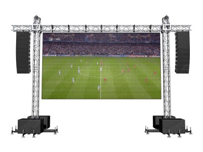 TourGo High Loading LED Backdrop Truss Aluminum Hanging LED Screen Truss Display Outdoor Events