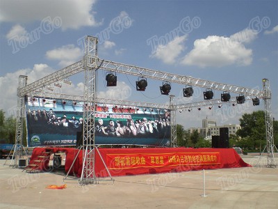 Tourgo 20x10x6m Outdoor Event Stage Light Truss Project