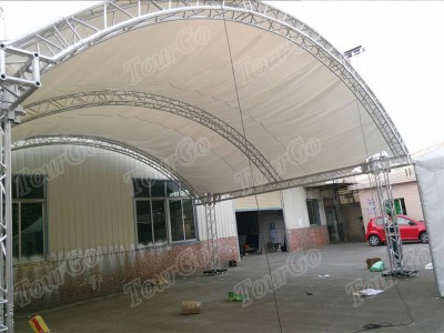 TourGo Truss Supplier Aluminum Truss Supplier / Arched Roof Truss for Stage Event