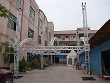 TourGo Outdoor Event Aluminum Curved Roof Truss For Concert