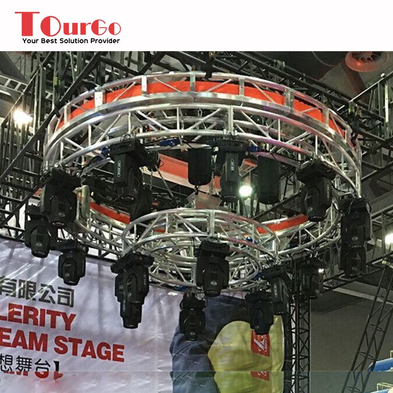 TourGo Aluminum Rotating Lighting Circle Truss