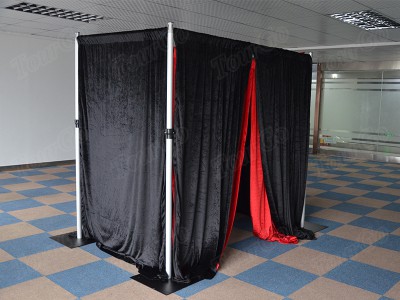 TourGo high quality round pipe and drape for weddings backdrop