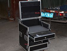 10U Slant Mixer Rack Case With 8U Vertical Rack System