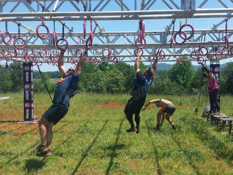 TourGo Cheap Price Children Challenge Ninja Warrior Course Outdoor Adult Obstacles Design