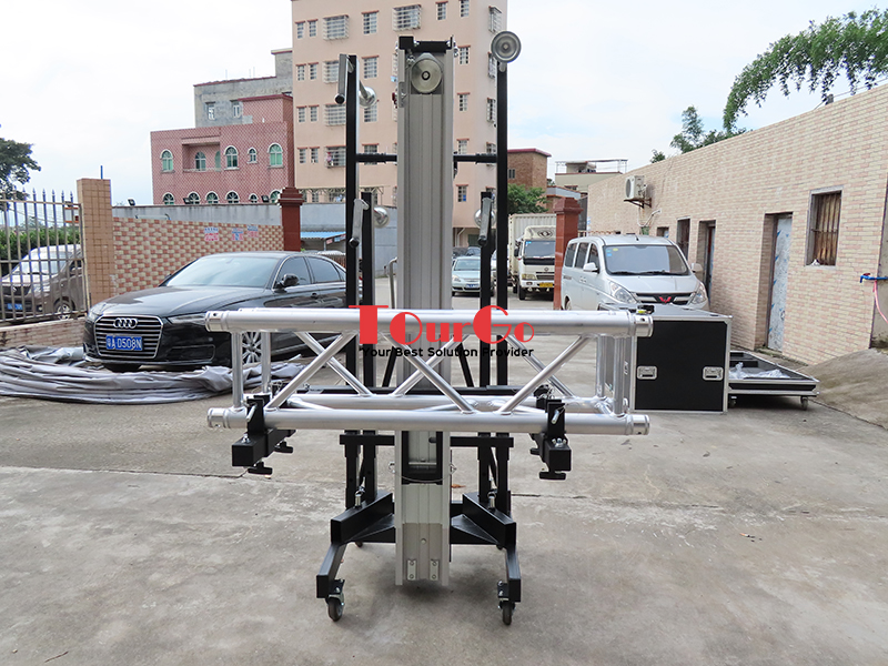 TourGo Aluminum JBL Line Array Speaker Lifting Tower 400kg with 5.4m ...