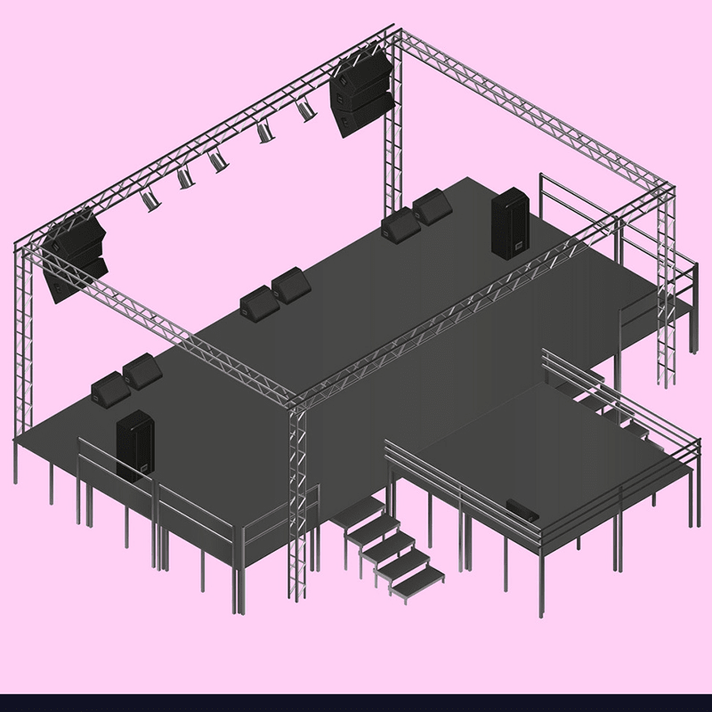 Tourgo Aluminum Event Stage Truss System