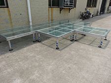 Quickly Assemble Acrylic Swimming Pool Stage