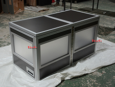 Lightweight Table Top Interpreter Booths With Aluminum Frame – Desktop Booths