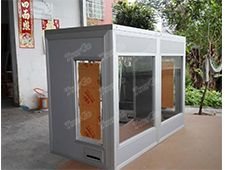 TourGo lightweight table top interpreter booth for two person size: 120 x 60 x 90cm