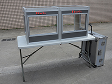 Easy Assembling Table Top Interpreter Booth For Conference