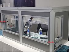 Two Person Table Top Interpretation Booth For Summit In Africa