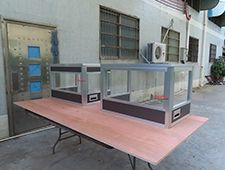 Table top interpreter booth for one person: W900*D600*H600mm