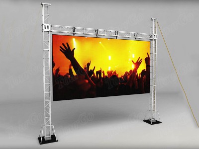 TourGo Top Sale and Nice Quality Outdoor LED Screen Structure / Aluminum Advertising LED Display Frame Truss