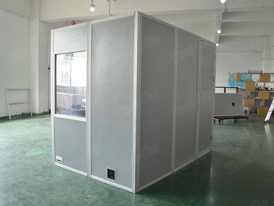 TourGo Lightest Three Person Interpreter Booth Conform to ISO 4043 Standard Used International Meeting