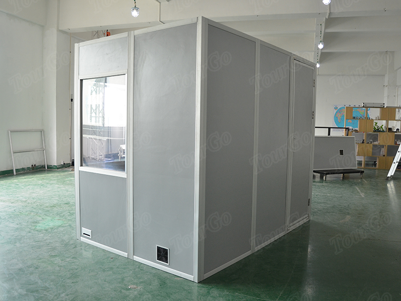 TourGo Lightest Three Person Interpreter Booth Conform to ISO 4043 Standard Used International Meeting