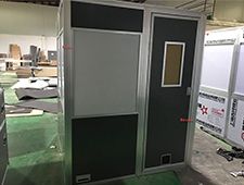 ISO Two Person Interpreter Booth — The door mounted on the side