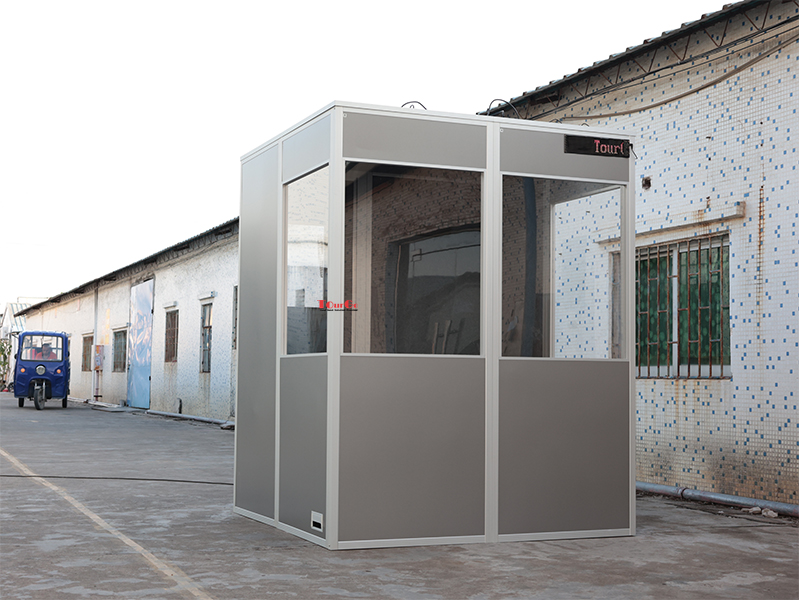 TourGo Conference Soundproof Whisper Simultaneous 2 Person Iso 17651-2 Translation Equipment Interpretation Booth