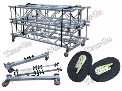 Tourgo Aluminum Truss Dolly Kit for Transporting 400mm Box Truss