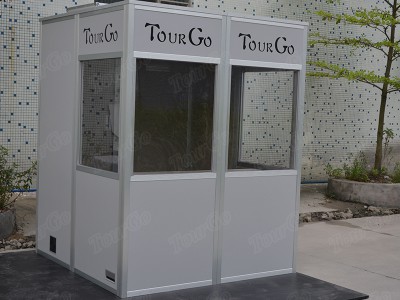 TourGo simultaneous full size interpreter booth for conference