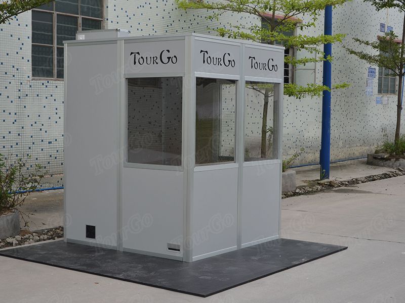 TourGo Two person translation booth with ISO 4043 norm