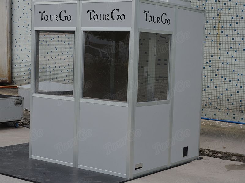 TourGo Lightweight Full Size interpretation booths for Two Interpreter translation