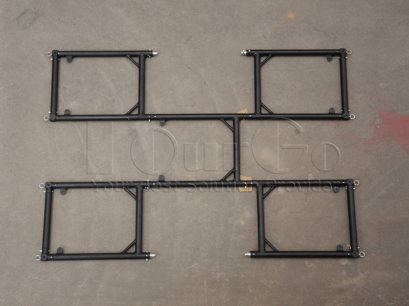 TourGo Black Cosmic Truss U Torm U Top for DJ Lighting