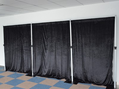 TourGo hot sale wedding backdrop used pipe and drape for truss trade show display booth