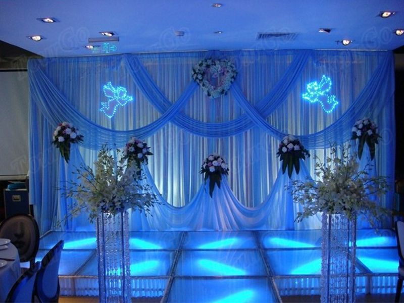 TourGo Indoor wedding reception decorations for wedding backdrop design sample