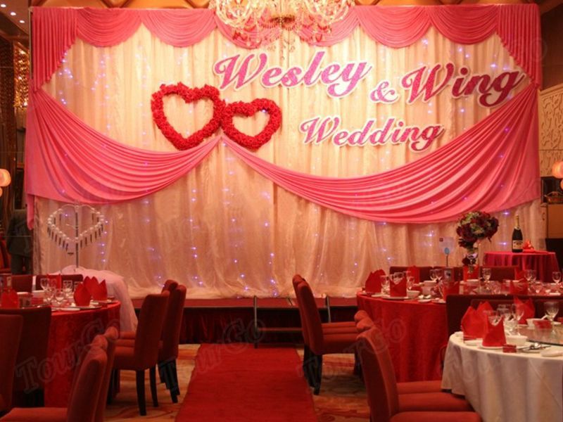 TourGo HOT sale LED drape fabric curtain stage light for wedding ceremony backdrops