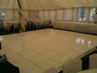Wedding White starlight Dance floor with LOVE letter 12 x 12ft made in TourGo