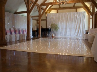 Made in TourGo love light up letter with 10 x 10 ft Pure white Starlit LED Dance Floor