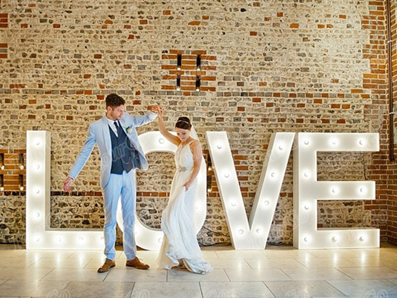 TourGo 3ft metal led big love light letters sign for sale