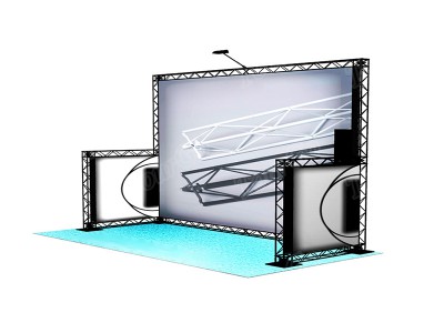 TourGo Custom portable modular trade show exhibition display booth design