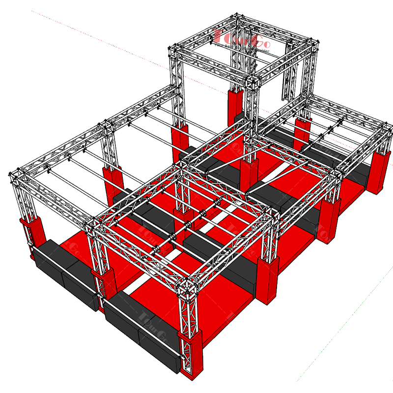 Custom Ninja Warrior Obstacle Course for Canada Client