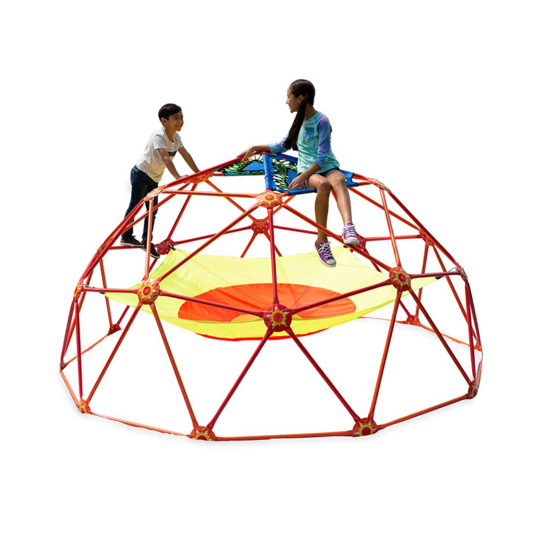 sunrise 10ft outdoor kids metal children’s climbing dome