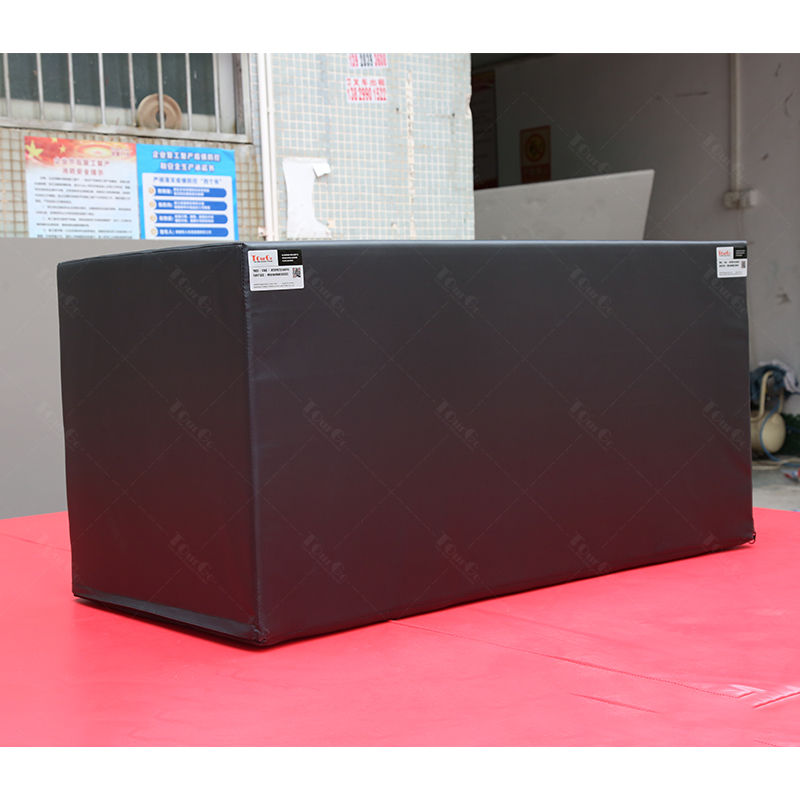 high quality wooden foam ninja start blocks playground soft play obstacle ninja transition pads gymnastics parkour equipment