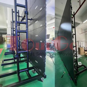 LED Video Wall Ground Stand Led Cabinet Rental Led Display Video Wall Panel Support Truss Back Frame